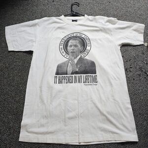 Rare Y2K Barrack Obama "It Happened In My Life Time" T shirt Size 2X